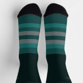 Onbekend Man in het geheim Wilde Groene Contrast Sokken (Top)