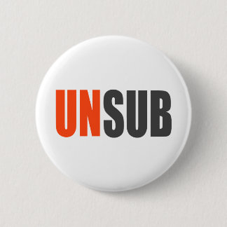 Onbekend onderwerp ronde button 5,7 cm