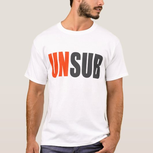 Onbekend onderwerp t-shirt (Voorkant)
