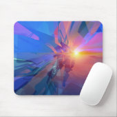Onbekend rijk - abstract mousepad muismat (Met muis)