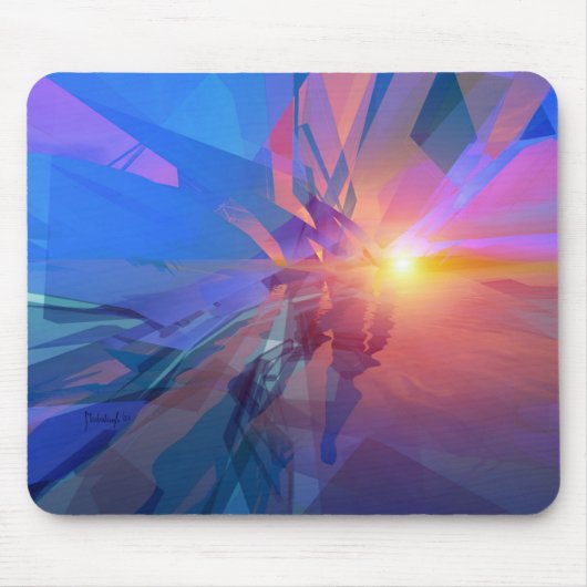 Onbekend rijk - abstract mousepad muismat (Voorkant)