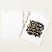 Onbekend Vandaag, Onvergetelijk Morgen Planner (Display)