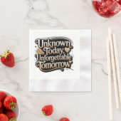 Onbekend Vandaag, Onvergetelijk Morgen Servet (Insitu)