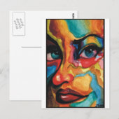 Onbekende artiest briefkaart (Voorkant / Achterkant)