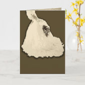 Onbekende Bruid Kaart (Gele Bloem)