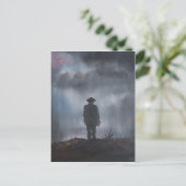 Onbekende Eerste Wereldoorlog Soldaat 2014 Briefkaart (Staand voorkant)