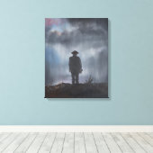 Onbekende Eerste Wereldoorlog Soldaat 2014 Canvas Afdruk (Insitu (Houten vloer))