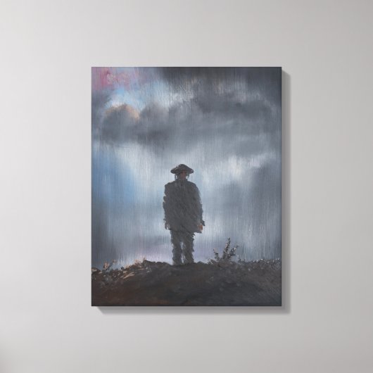 Onbekende Eerste Wereldoorlog Soldaat 2014 Canvas Afdruk (Voorkant)