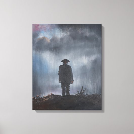 Onbekende Eerste Wereldoorlog Soldaat 2014 Canvas Afdruk (Voorkant)