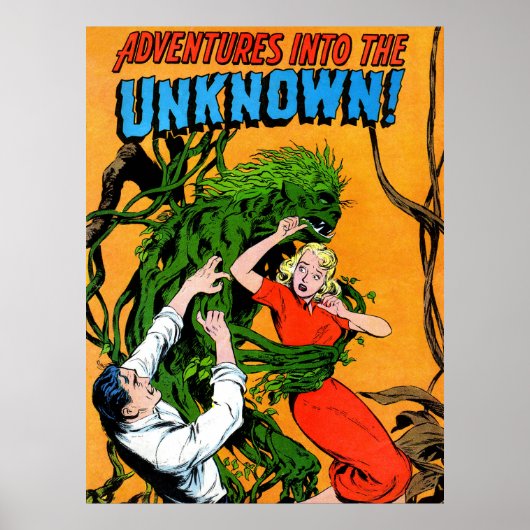 Onbekende groene stripverhalen poster (Voorkant)