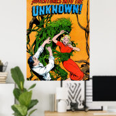 Onbekende groene stripverhalen poster (Thuiskantoor)