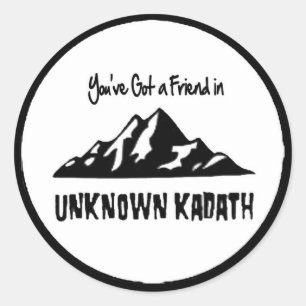 Onbekende Kadath Ronde Sticker
