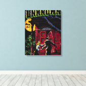 Onbekende  komieken van het Haunted House Canvas Afdruk (Insitu (Houten vloer))