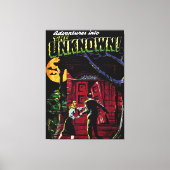 Onbekende  komieken van het Haunted House Canvas Afdruk (Voorkant)