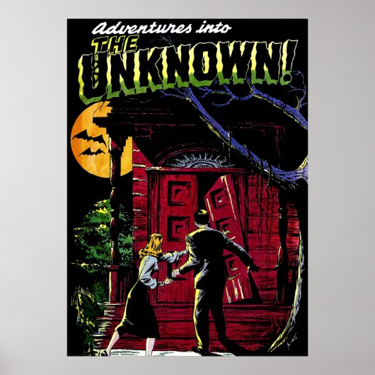 Onbekende  komieken van het Haunted House Poster (Voorkant)