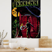 Onbekende  komieken van het Haunted House Poster (Keuken)