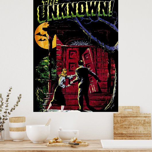 Onbekende  komieken van het Haunted House Poster (Keuken)