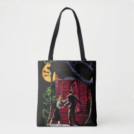 Onbekende komieken van het Haunted House Tote Bag
