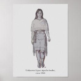 Onbekende lipan Apache Woman Leader Poster