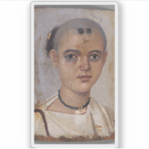 Onbekende maker - Mummy Portrait of a Youth