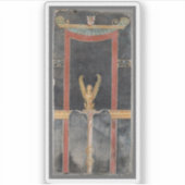 Onbekende maker - Sphinx op Black Ground Sticker (Voorkant)