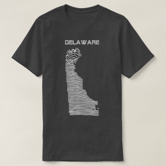 Onbekende niveaus van Delaware T-shirt (Design voorkant)