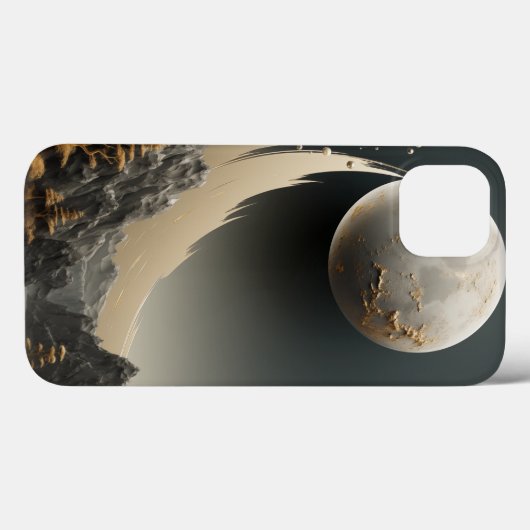 Onbekende planeet Case-Mate iPhone case (Achterkant (horizontaal))