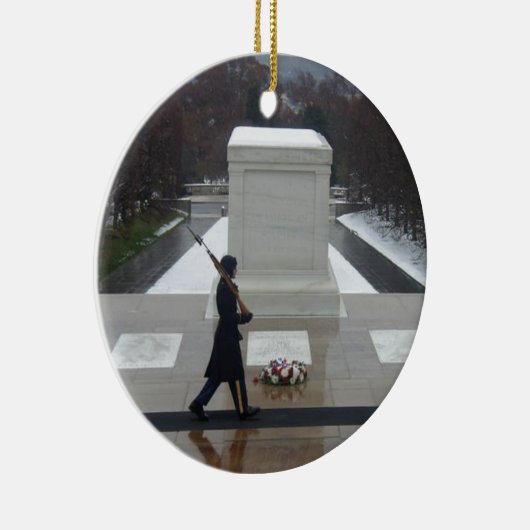"Onbekende soldaat" Keramisch Ornament (Rechts)