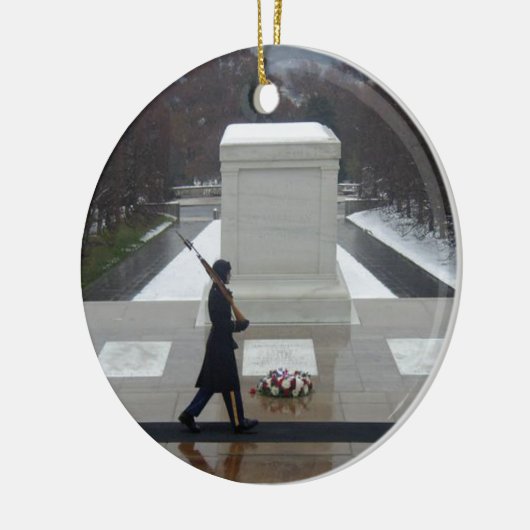 "Onbekende soldaat" Keramisch Ornament (Links)