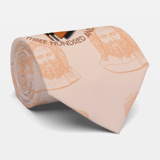 Onbekende Spartan 301th Hero Griekse Helmet Stropdas (Opgerold)