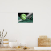 Onbekende structuur op weg naar een planeet. poster (Keuken)