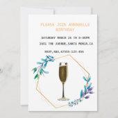 Onbekende uitnodiging voor bloederige verjaardag (Voorkant)