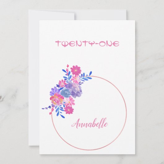 Onbekende uitnodiging voor bloederige verjaardag (Achterkant)