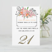 Onbekende uitnodiging voor bloederige verjaardag (Staand voorkant)