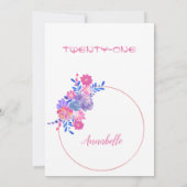 Onbekende uitnodiging voor bloederige verjaardag (Achterkant)