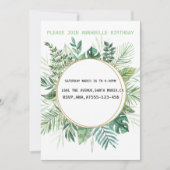 Onbekende uitnodiging voor bloederige verjaardag (Voorkant)