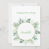 Onbekende uitnodiging voor bloederige verjaardag (Achterkant)