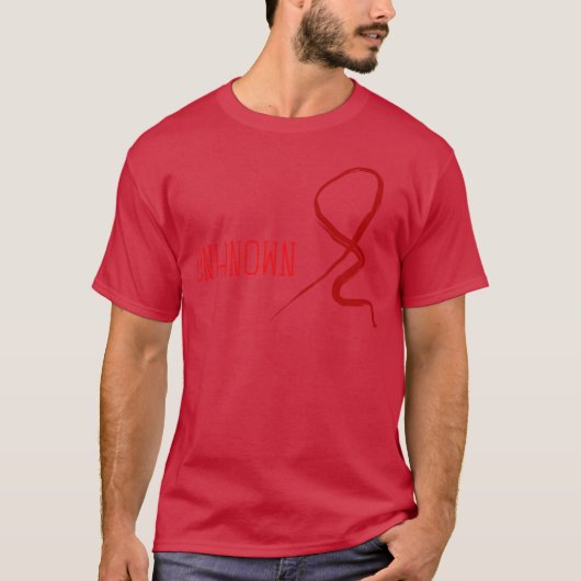 Onbekende vriend t-shirt (Voorkant)