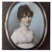 Onbekende vrouw tegeltje (Voorkant)