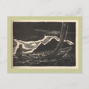 Onbekende wateren briefkaart