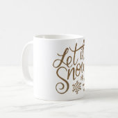 Onbekende witte sneeuw koffiemok (Voorkant links)