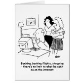 Onbekwaam man op computer (Voorkant)