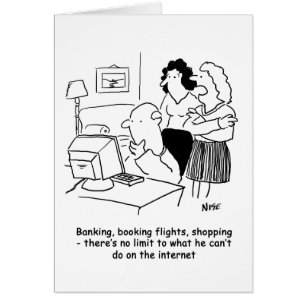 Onbekwaam man op computer