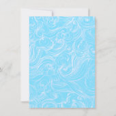 Onbekwaam om trouwuitnodiging kaart bij te wonen (Achterkant)