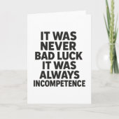 Onbekwaamheid Kaart (Voorkant)