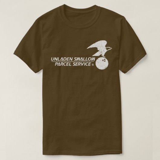 Onbeladen slikken pakketdienst t-shirt (Design voorkant)