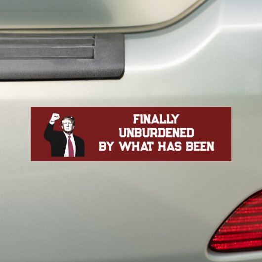 onbelast bumpersticker (Op auto)