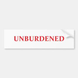 ONBELASTE BUMPERSTICKER