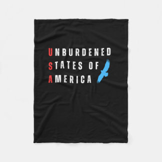 Onbelaste Staten van Amerika Fleece Deken