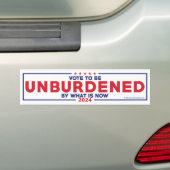 Onbelaste Trump-bumpersticker Bumpersticker (Op auto)